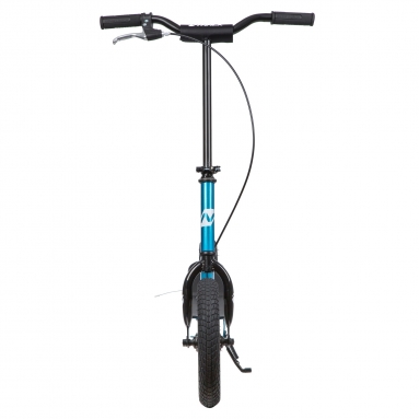 Самокат внедорожный Novatrack STAMP N2, ручной тормоз V-brake, мягкая накладка на руле, синий