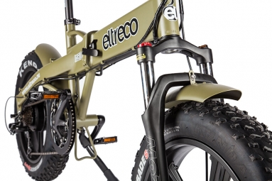 Велогибрид Eltreco INSIDER army green