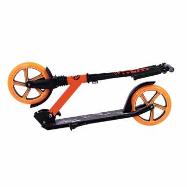 Самокат 2кол. Next, складн, 100% сталь, кол. PU 200 свет, перед.амортиз.,ABEC-7