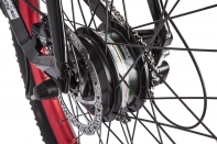 Велогибрид Benelli FAT Nerone с ручкой газа